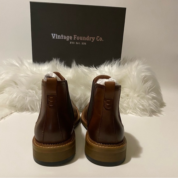 Vintage Foundry Co. Brown Chelsea Boots - Picture 4 of 8